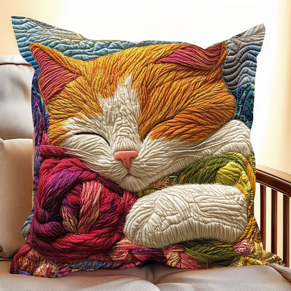 Sleeping Cat WP0108031CL Quilt Pillow Case