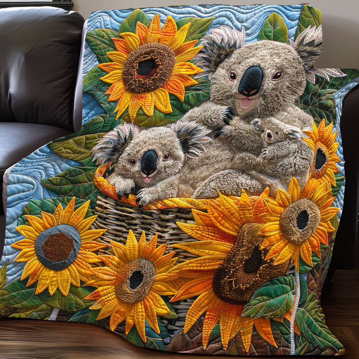 Sunflower Koala WP0708030CL Quilt