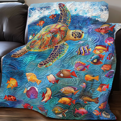 Turtle Ocean WP0708033CL Quilt