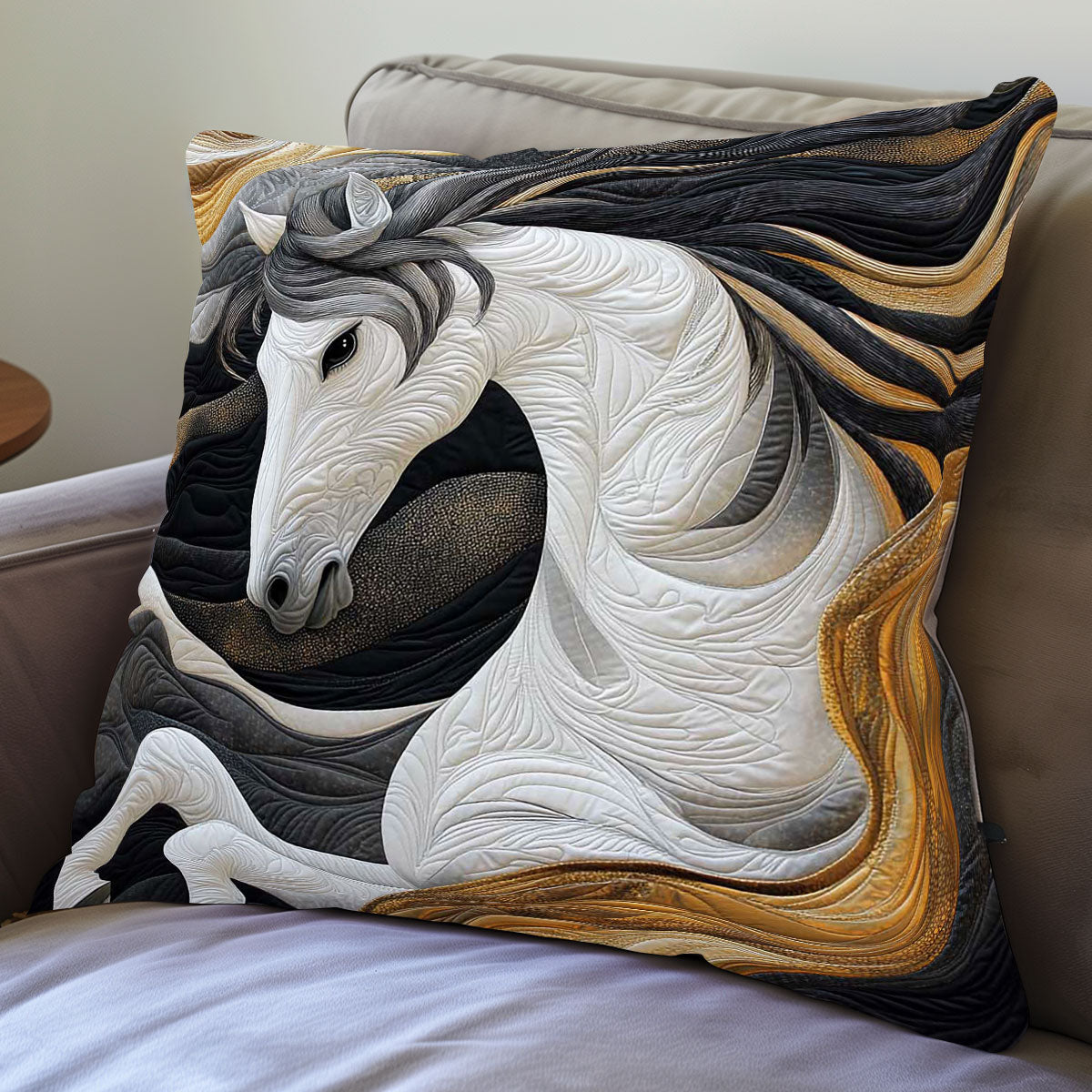 Aesthetic Horse WP0708002CL Quilt Pillow Case