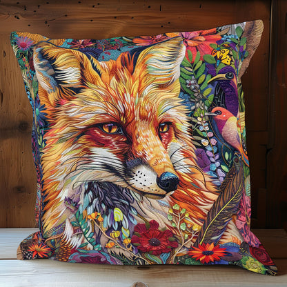 Floral Tropical Fox WP0409021CL Quilt Pillow Case