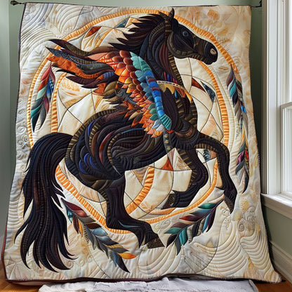 Flying Black Horse WP0708019CL Quilt