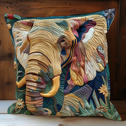 Portrait Jungle Elephant WP0409034CL Quilt Pillow Case