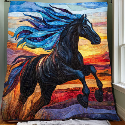 Running Horse Sunset WP0708025CL Quilt