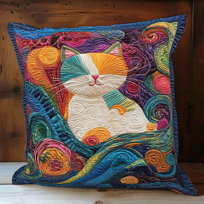 Sleeping Cat Yarn WP0508029CL Quilt Pillow Case