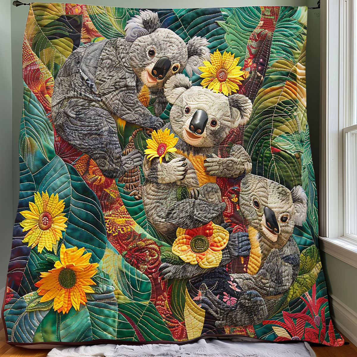 Tropical Koala WP0708034CL Quilt