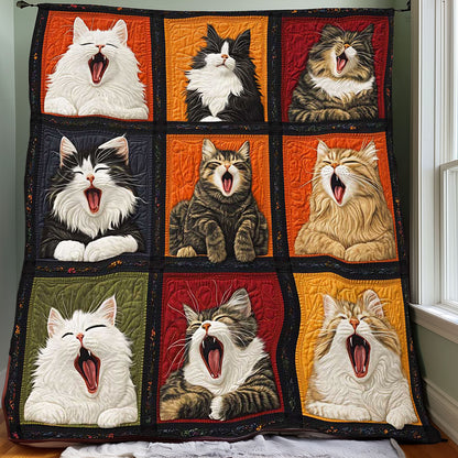 Yawning Cat WP0708039CL Quilt