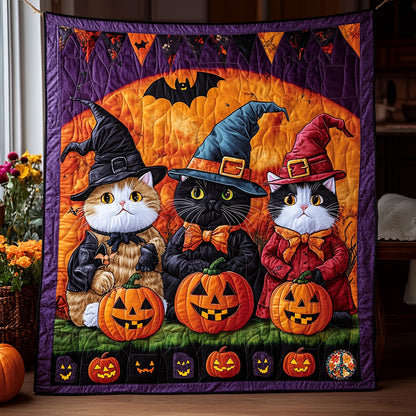 Cat Halloween WT0310001CL Quilt