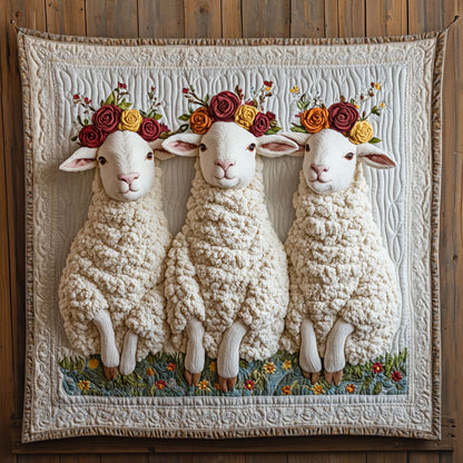 The Blossom Lambs CP3105019CL Quilt