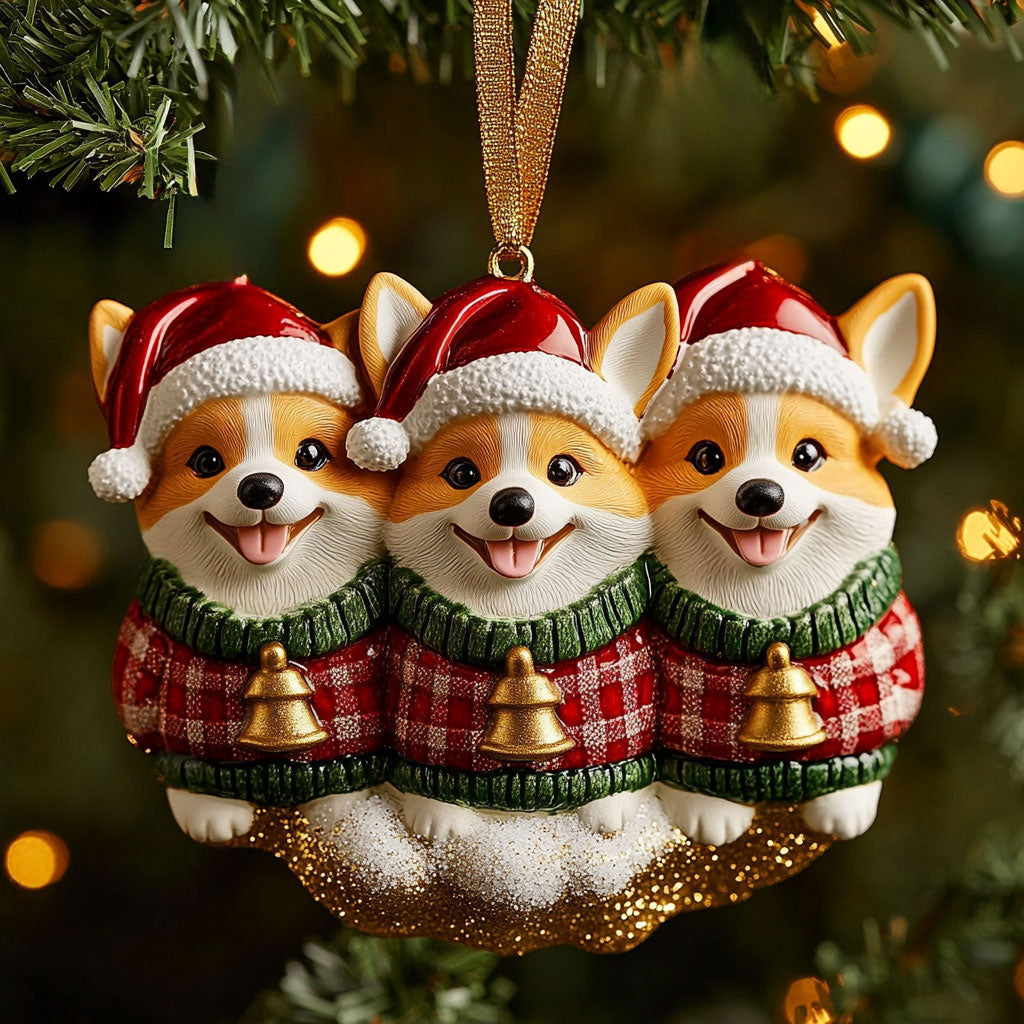 Corgi Holiday Magic WN1410017CL Christmas Ornament