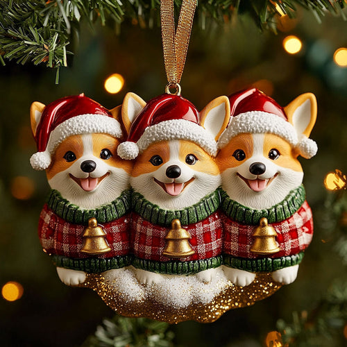Corgi Holiday Magic WN1410017CL Christmas Ornament