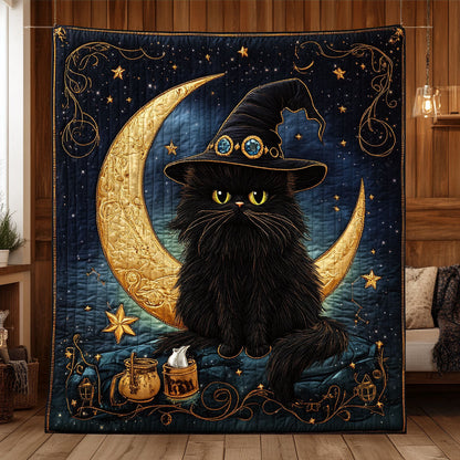 Mystic Moon Cat CW2507043CL Quilt