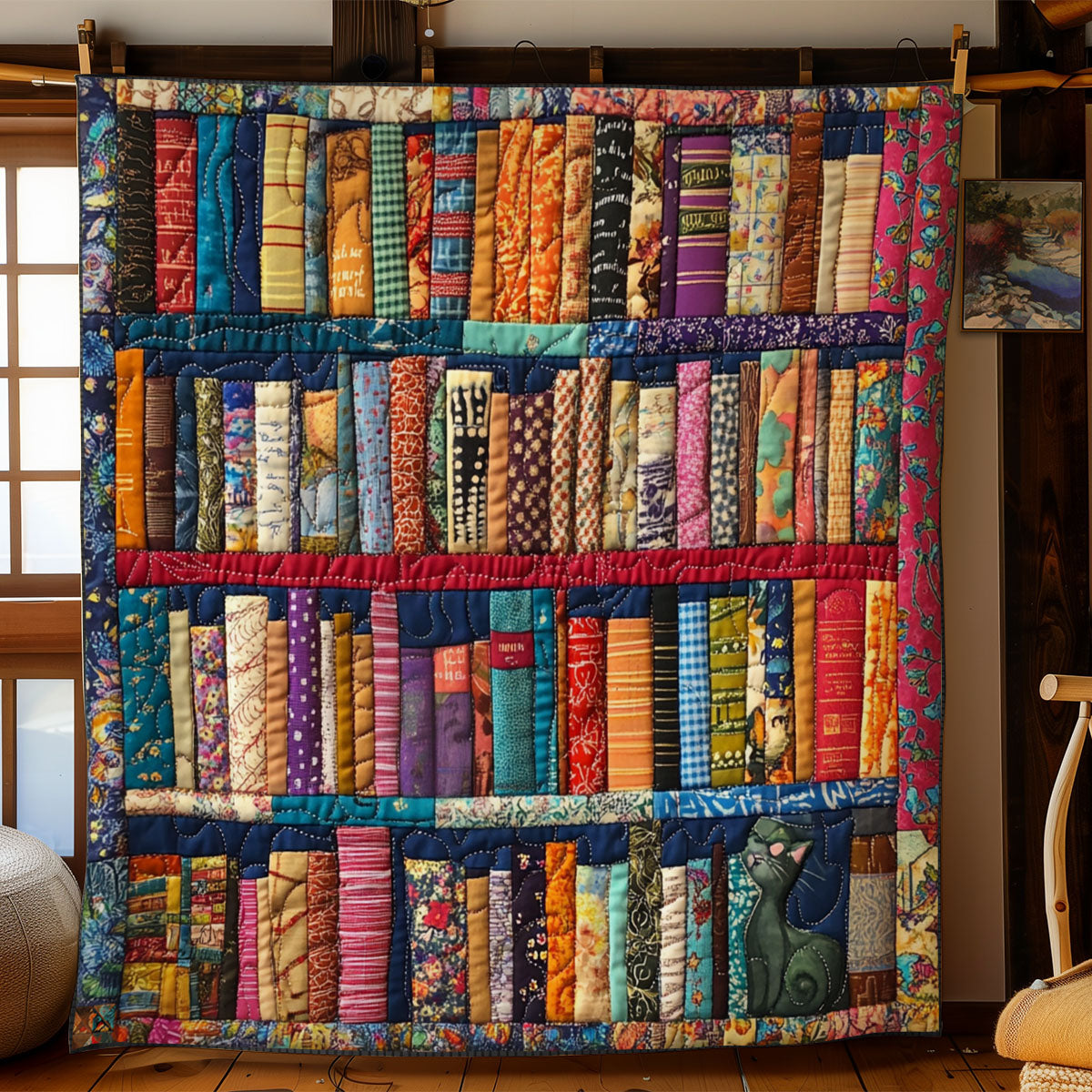 Book Lover YR1210002CL Quilt