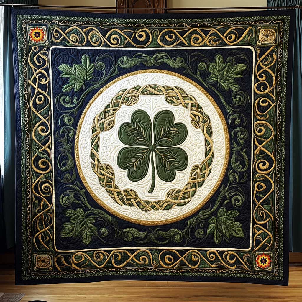 Celtic Shamrock WP1312005CL Quilt