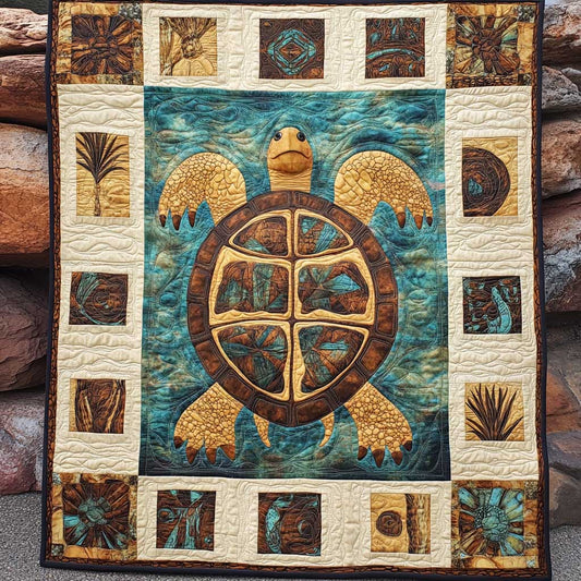Native Turtle Symbol WP1202021CL Quilt