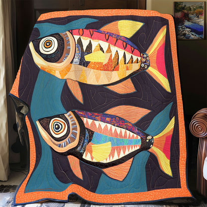 Vibrant Fish WX2001079CL Quilt