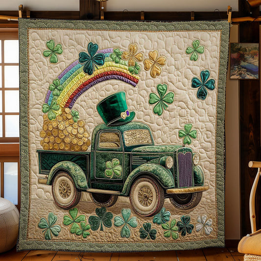 Shamrock Green Truck WN2712017CL Quilt