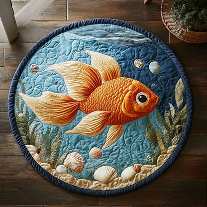 Fish Tank CP0207042CL Quilted Round Mat