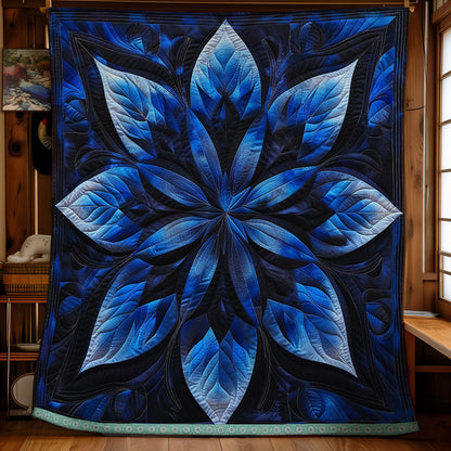 Mystic Blue Floral WN1309004CL Quilt