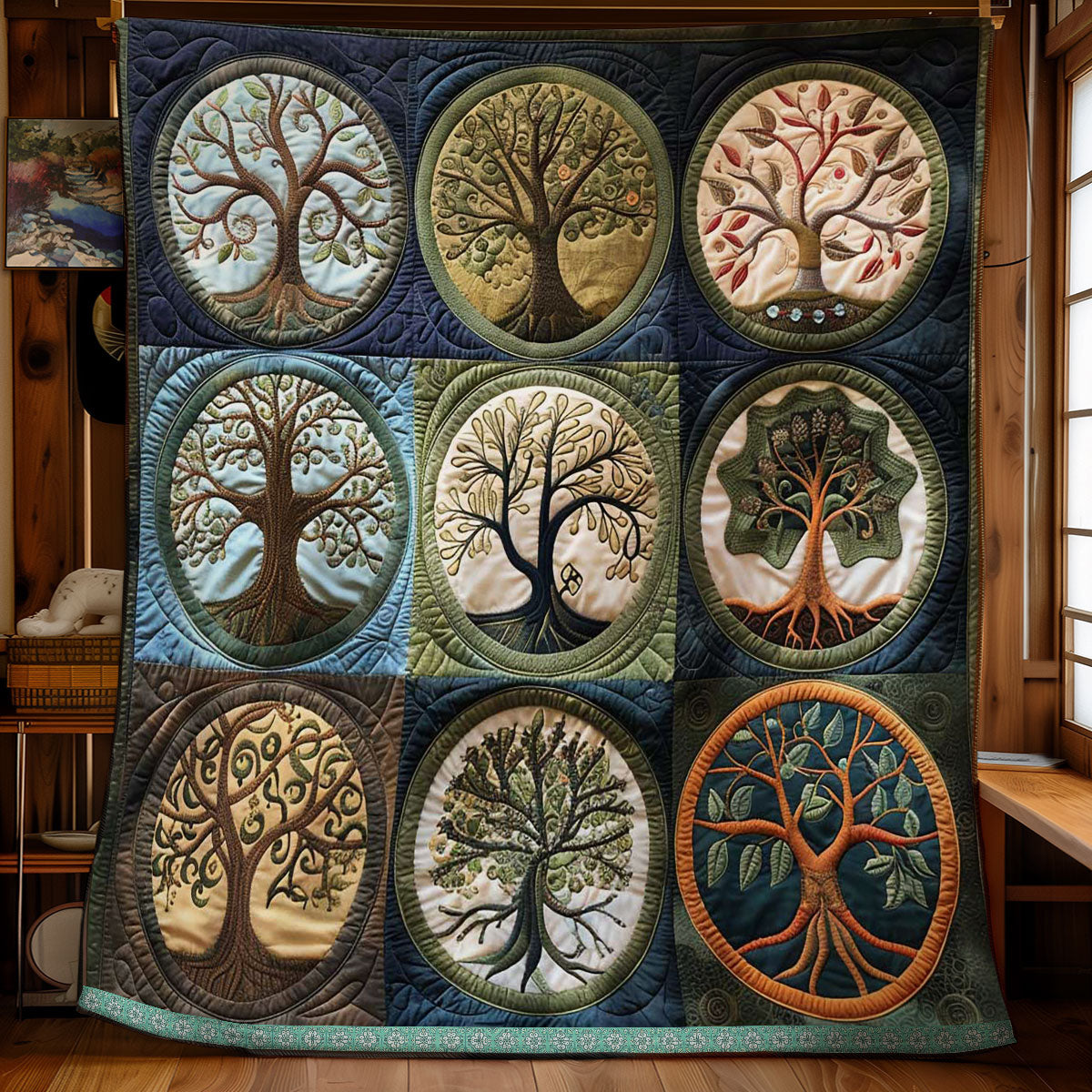 Tree Of Life Mystic Roots WN1209058CL Quilt