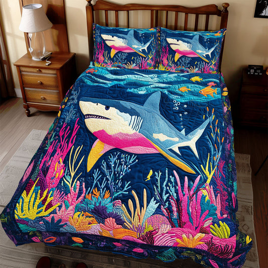 Vibrant Shark WX2312098CL Duvet Cover Set