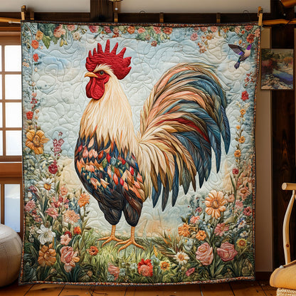 Garden Chicken WY1911072CL Quilt