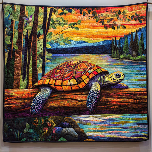 Forest And Turtle WY2110010CL Quilt