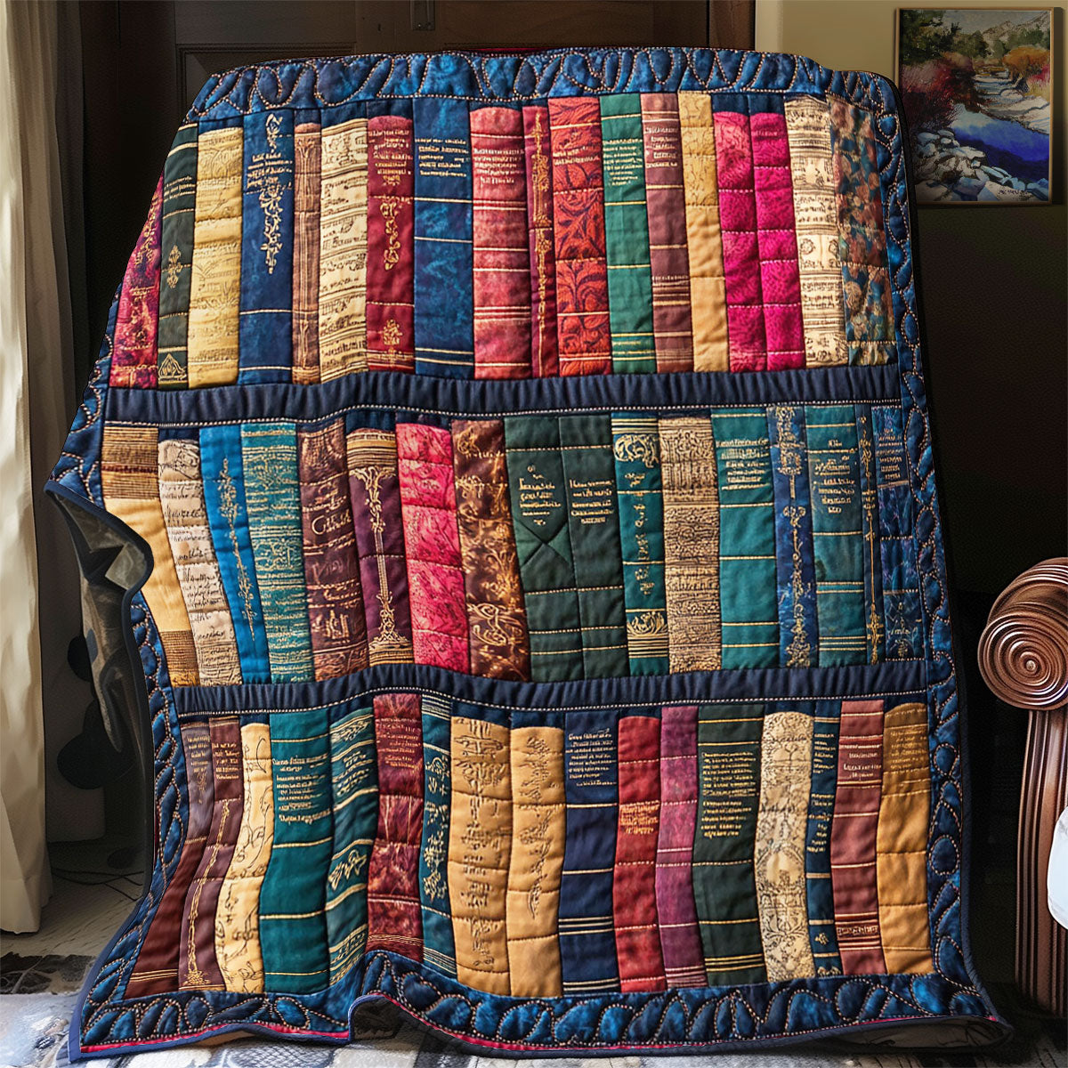 Unique Bookshelf WY0202081CL Quilt