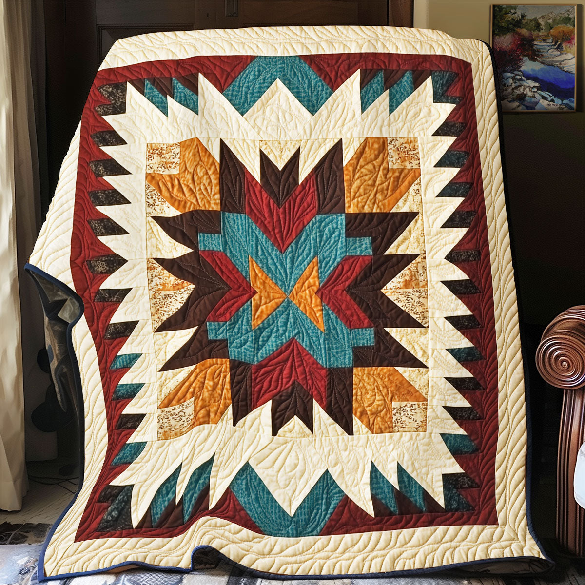 Native American Pattern WX0601031CL Quilt