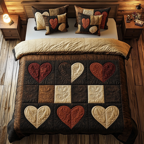 Dark Tone Heart WY0901090CL Duvet Cover Set