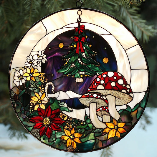 Christmas WJ0811039CL Stained Glass Suncatcher