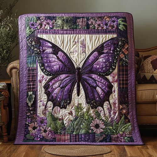 Floral Butterfly XR2309022CL Quilt