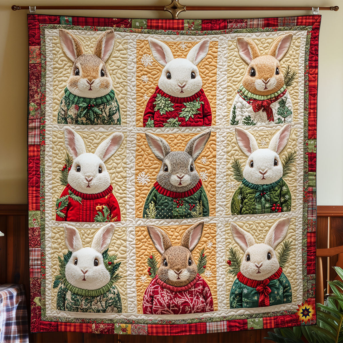 Winter Rabbit WY1411018CL Quilt