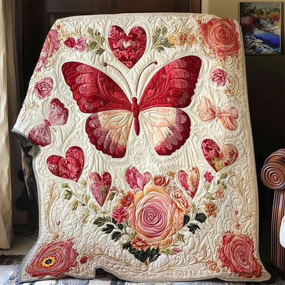 Fluttering Heart WJ1112025CL Quilt