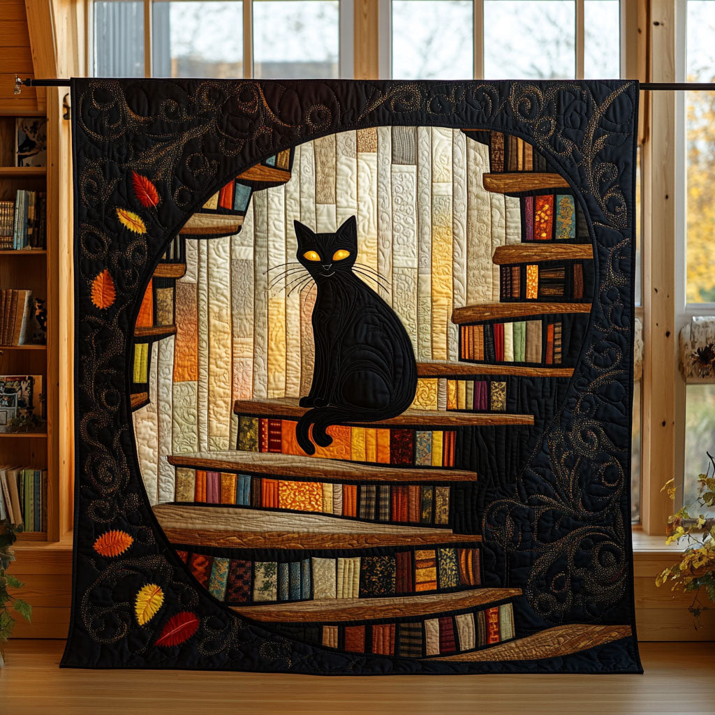 Cat Mystic Books CW0310023CL Quilt