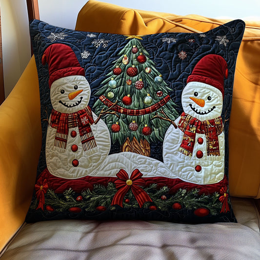 Christmas Snowman WJ1211037CL Quilt Pillow Case