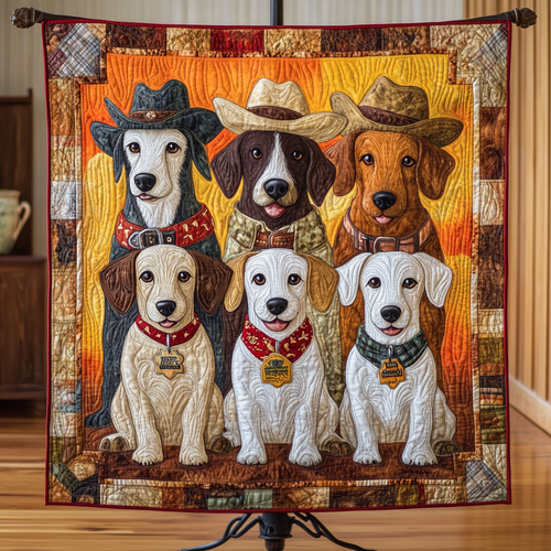 Cowboy Canine Crew WG1601065CL Quilt