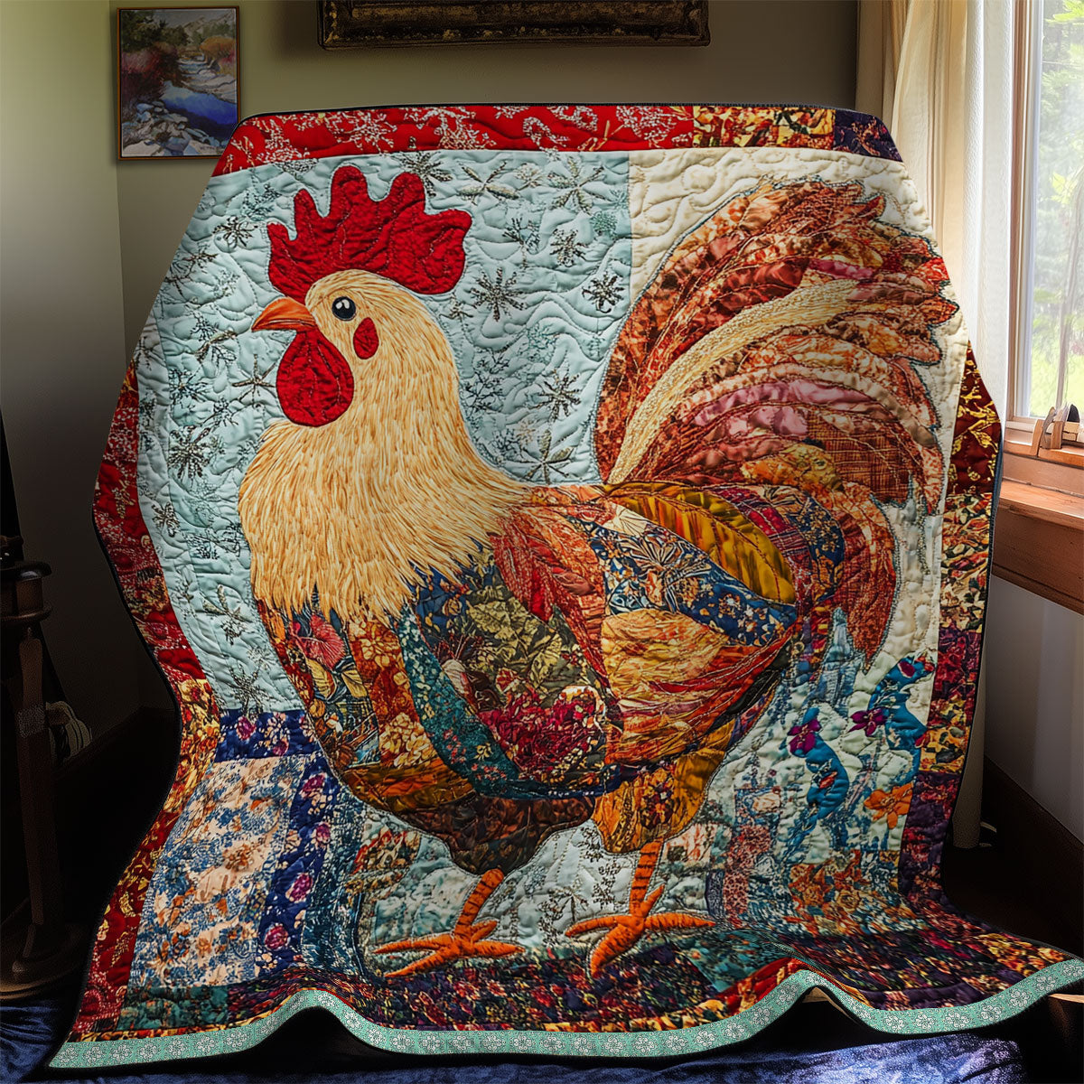 Chicken WX2511011CL Quilt