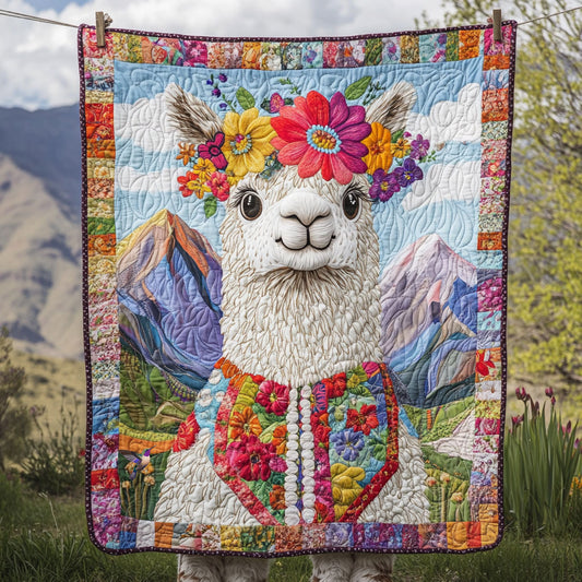 Alpaca Flower WT2110010CL Quilt