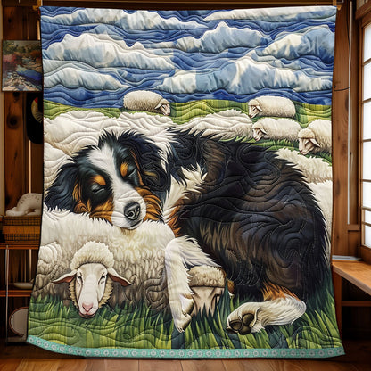 Border Collie Sheep WP0609009CL Quilt