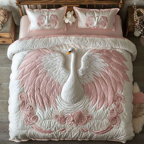 Pink Swan WY1302106CL Duvet Cover Set