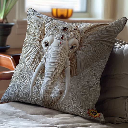 Royal Elephant Head WY1612113CL Quilt Pillow Case