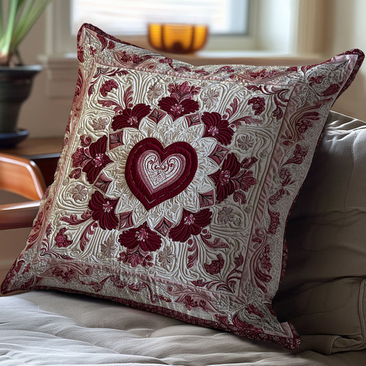 Pink Flower Bloom WY0201061CL Quilt Pillow Case
