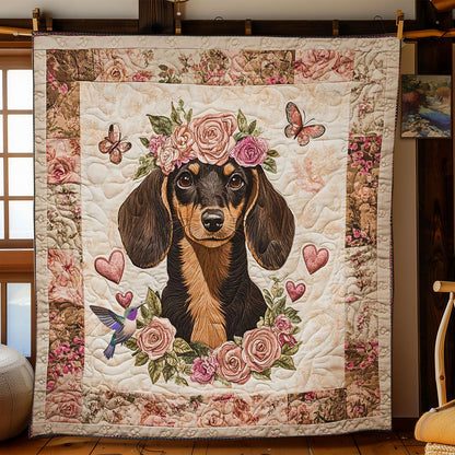 Dachshund Love WN2412011CL Quilt