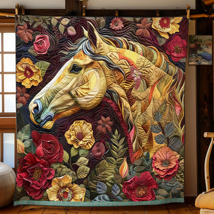 Flower Horse WJ2809010CL Quilt