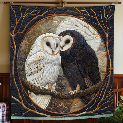 Native American Couple Owl WP0609001CL Quilt