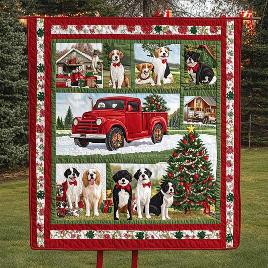 Snowy Dog Sleigh WN0810001CL Quilt