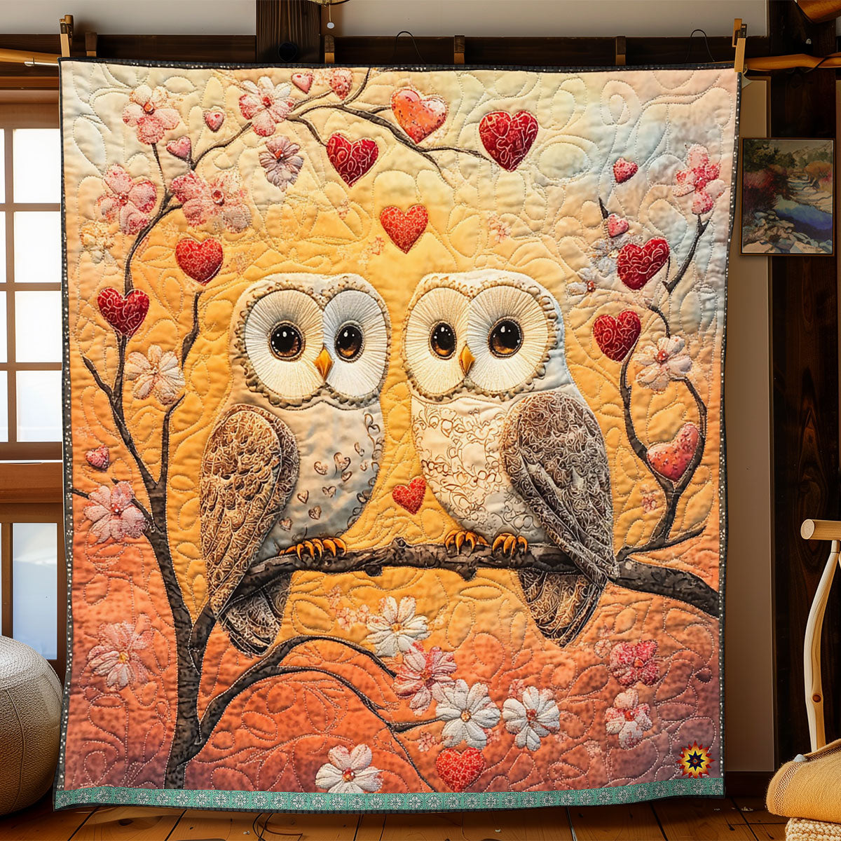 Love Owl WJ0912022CL Quilt