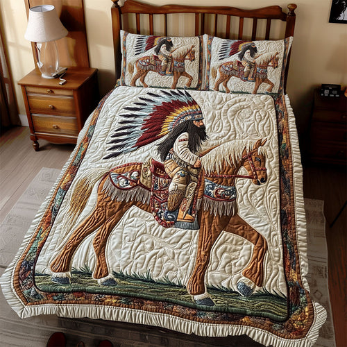 Majestic Native Rider WX2512092CL Duvet Cover Set