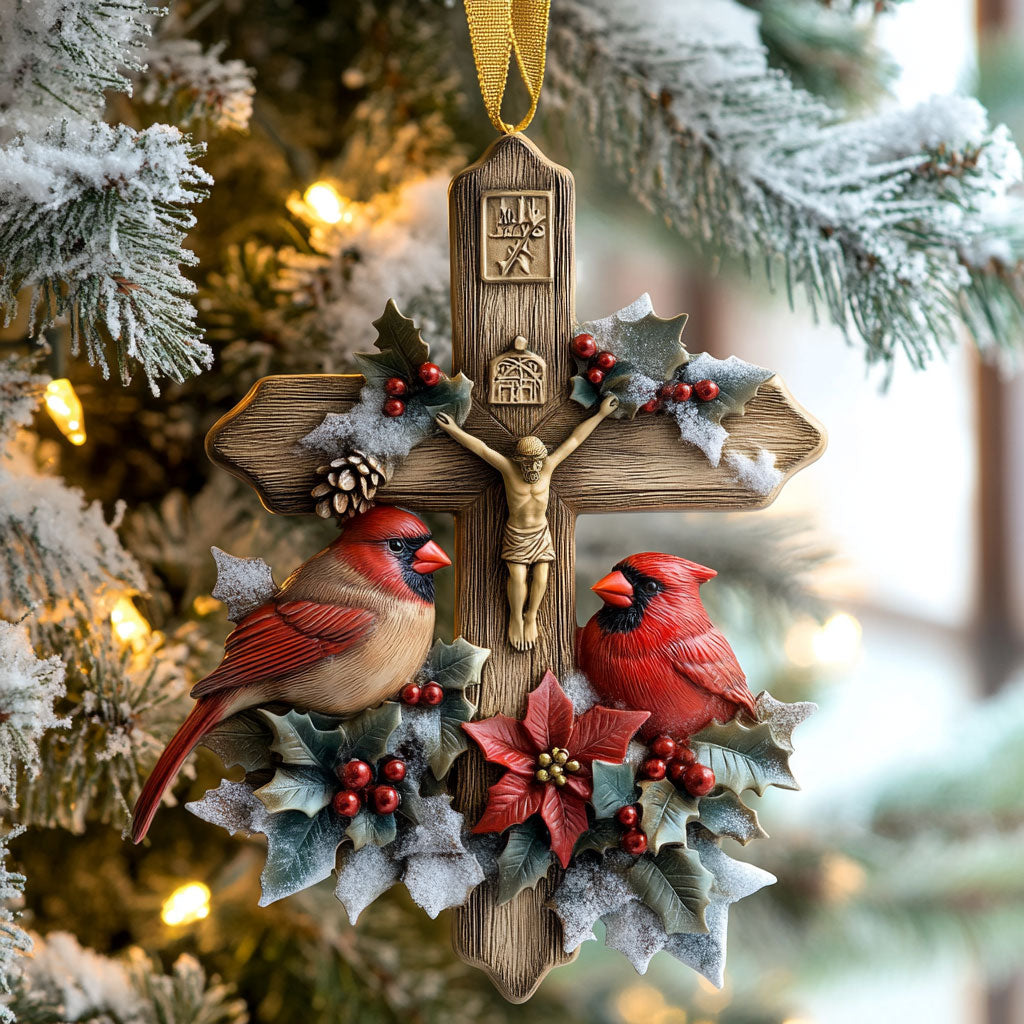 Divine Cardinal WN2110024CL Christmas Ornament